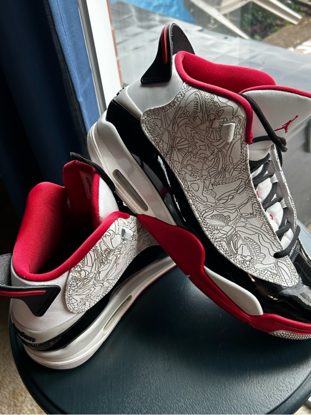 Air Jordan Dub Zero *Varsity Red* Sneakers Men's Size 10.5